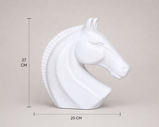 Modern Horse Head Sculpture