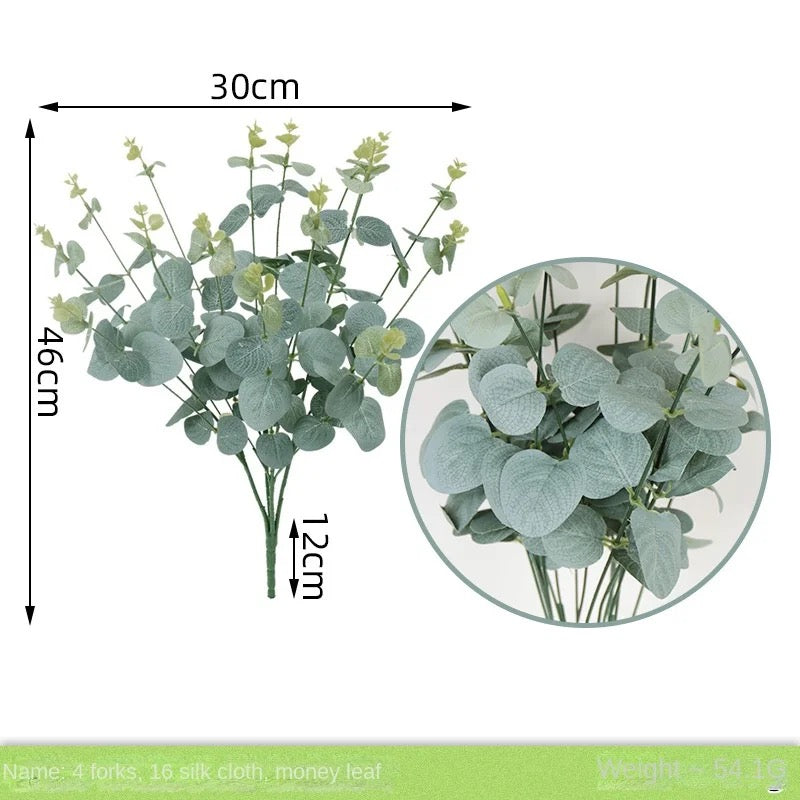 Artificial Eucalyptus Bunches- Pack Of 3