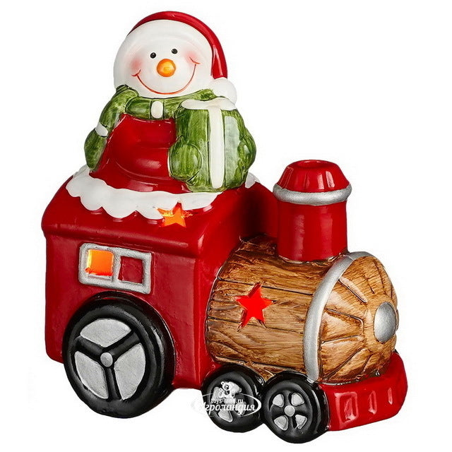 Christmas Light-Up Decorative Train set of 2