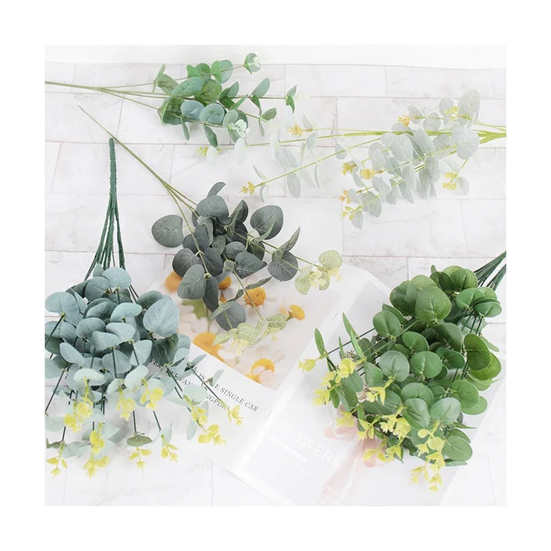 Artificial Eucalyptus Bunches- Pack Of 3