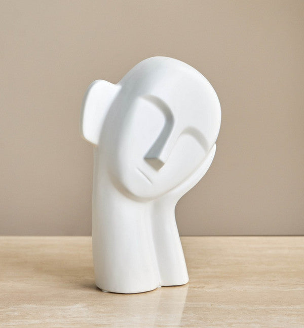 Artistic Face Decor Sculpture