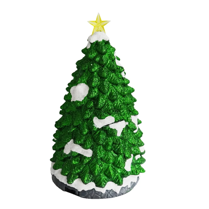 LED Christmas Tree with Moving Train Decoration With USB 45cm