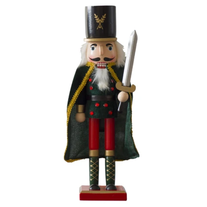 Royal Nutcracker Figurines with Elegant Capes (40cm)