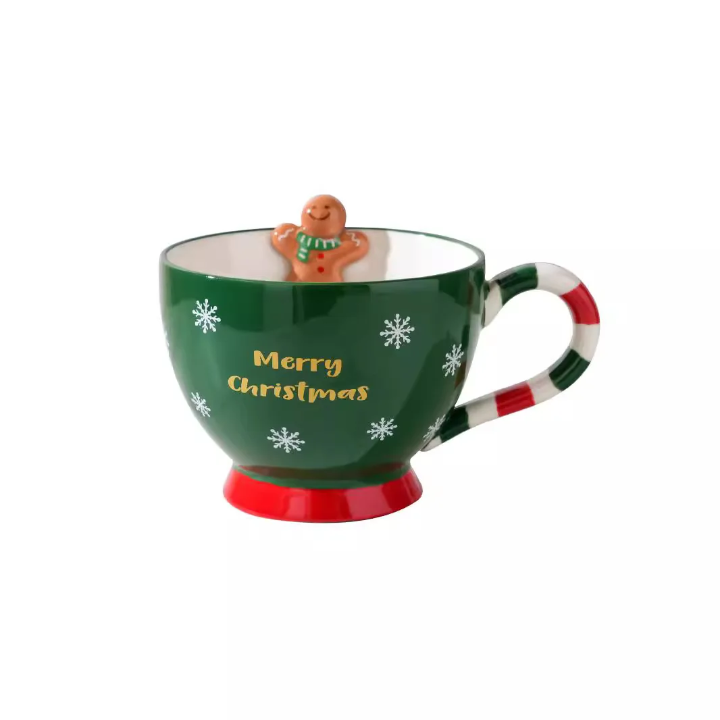 Festive Gingerbread Christmas Mug