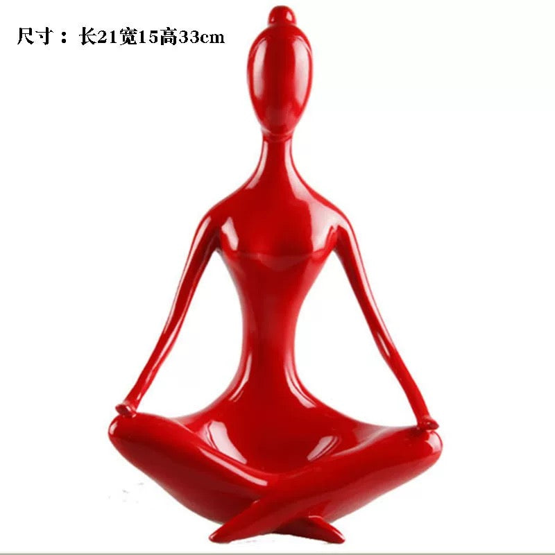 33cm Yoga Girl sculpture