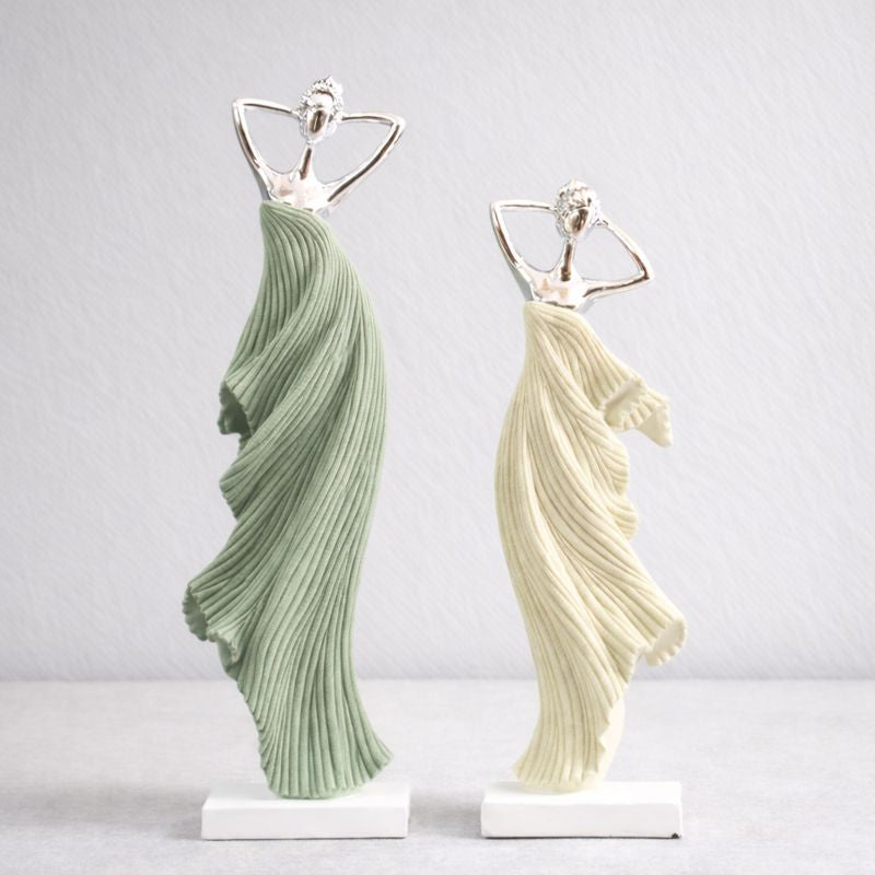 Elegant Artistic Female Decorative Figurines