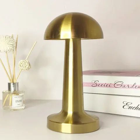 Modern Rechargeable Mushroom Table Lamp Pack Of 2