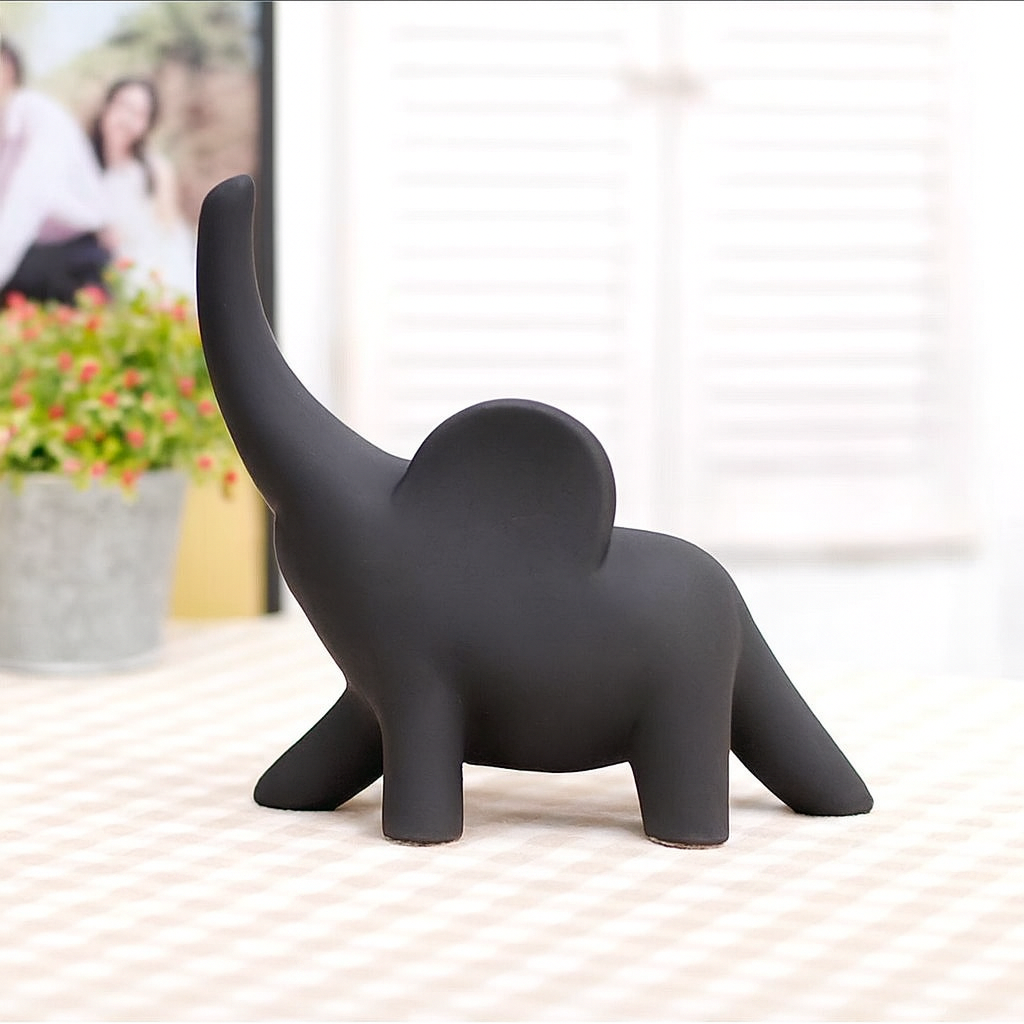 Modern Elephant Sculpture – Matte