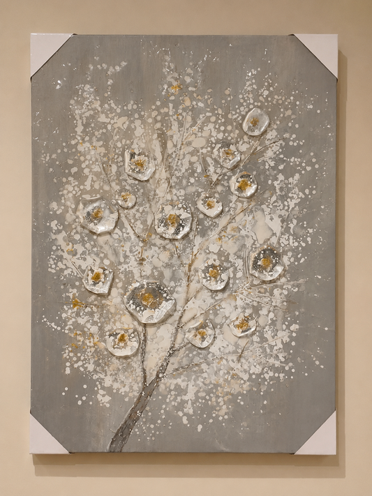 Floral Textured Wall Art (120*80CM)