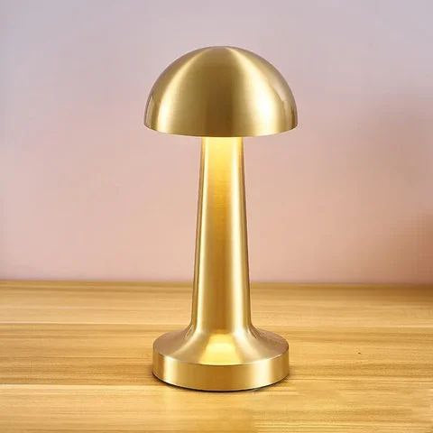 Modern Rechargeable Mushroom Table Lamp Pack Of 2