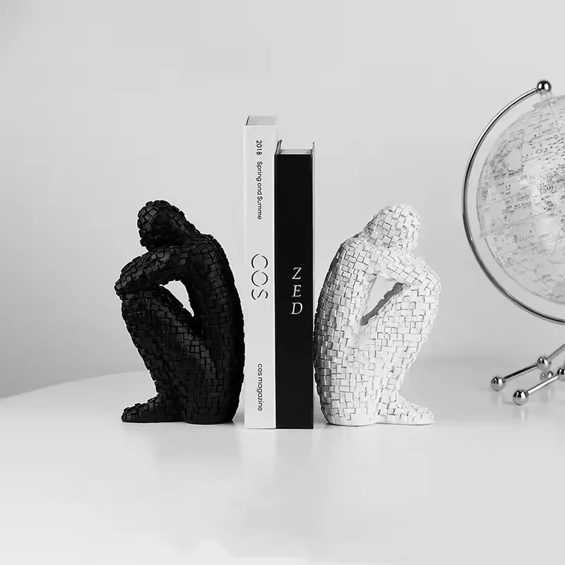 Set of 2 Abstract Mosaic Sculpture - Same Color