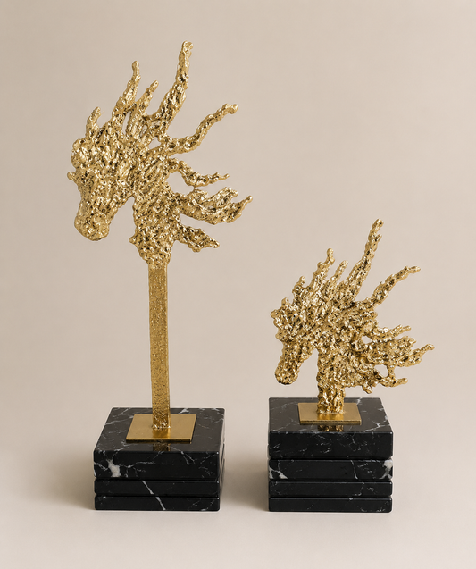 Luxury Artistic Décor Sculpture - SET OF 2