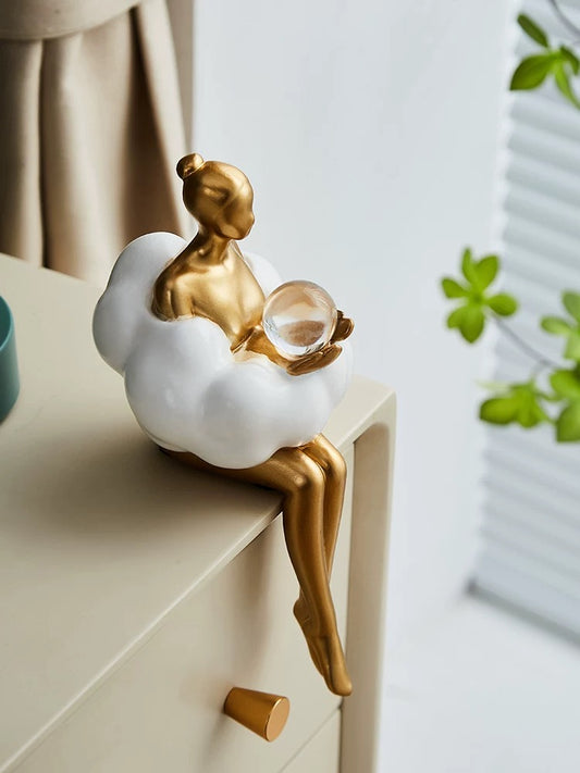 Set of 2 Cloudy Girls