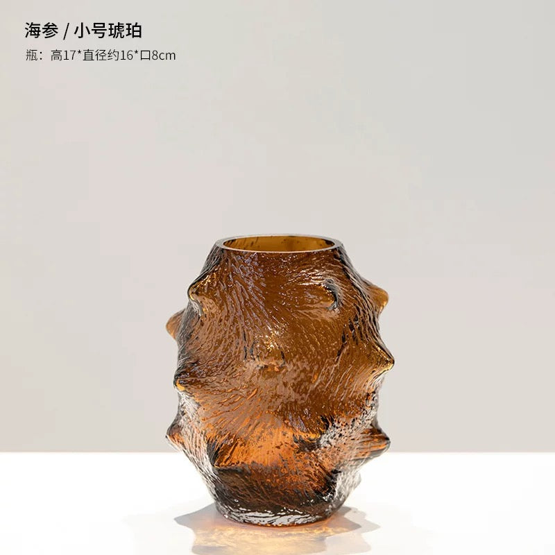 Brown Glass Vases