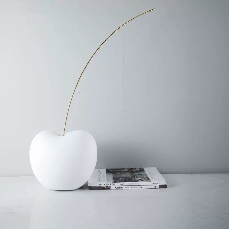 70cm White Apple Decor