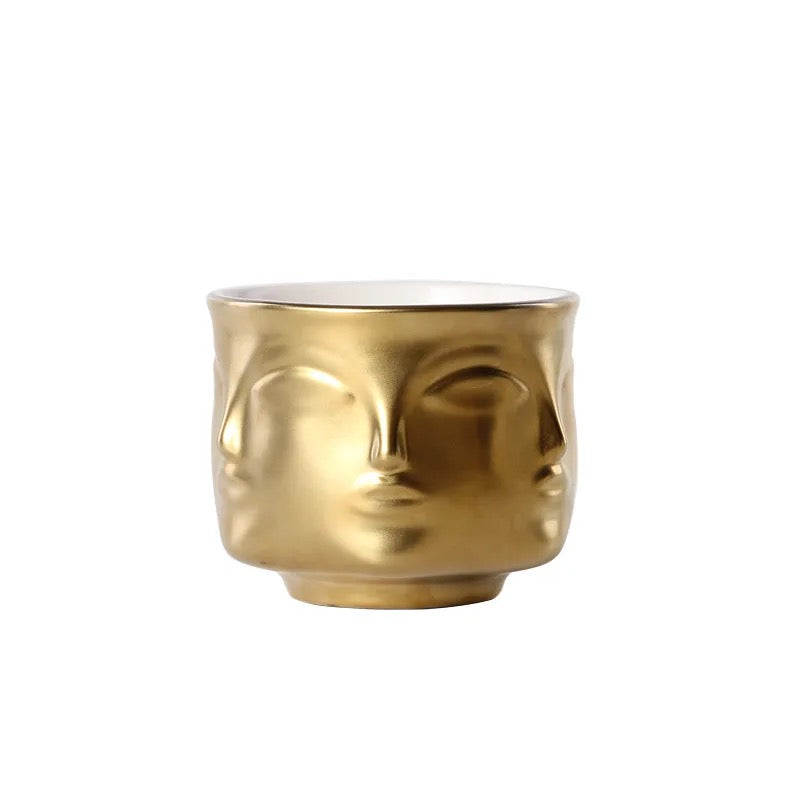 Pack Of 2 Ceramic Pot Planter