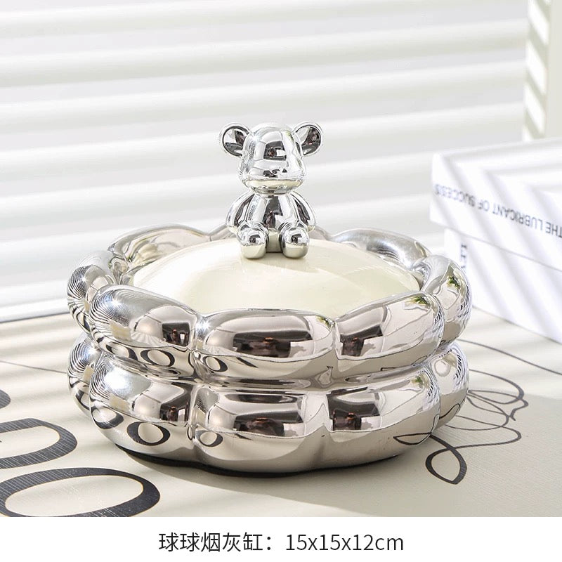 Trendy Bear Ashtray - Pack Of 2