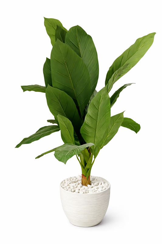 Artificial Plant with Wide Leaves & Natural Luxury -130CM
