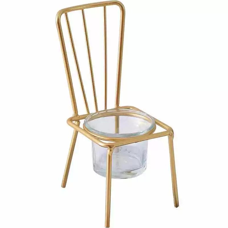 Pack Of 2 Chair Candle Holder
