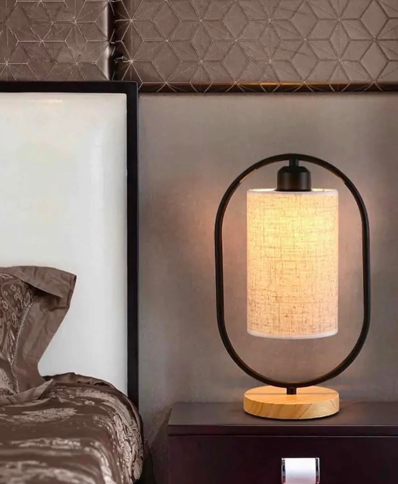 Wooden Lighting Table Lamp - Set Of 2