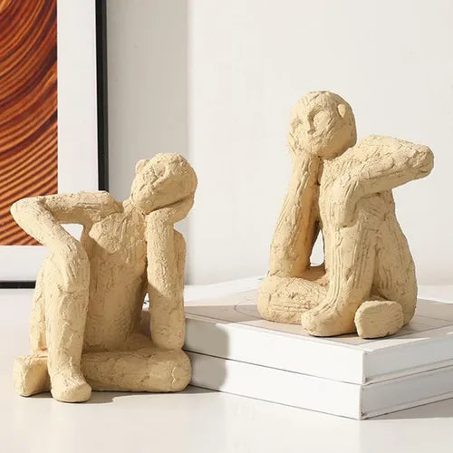 Artistic Ceramic Bookends set of 2