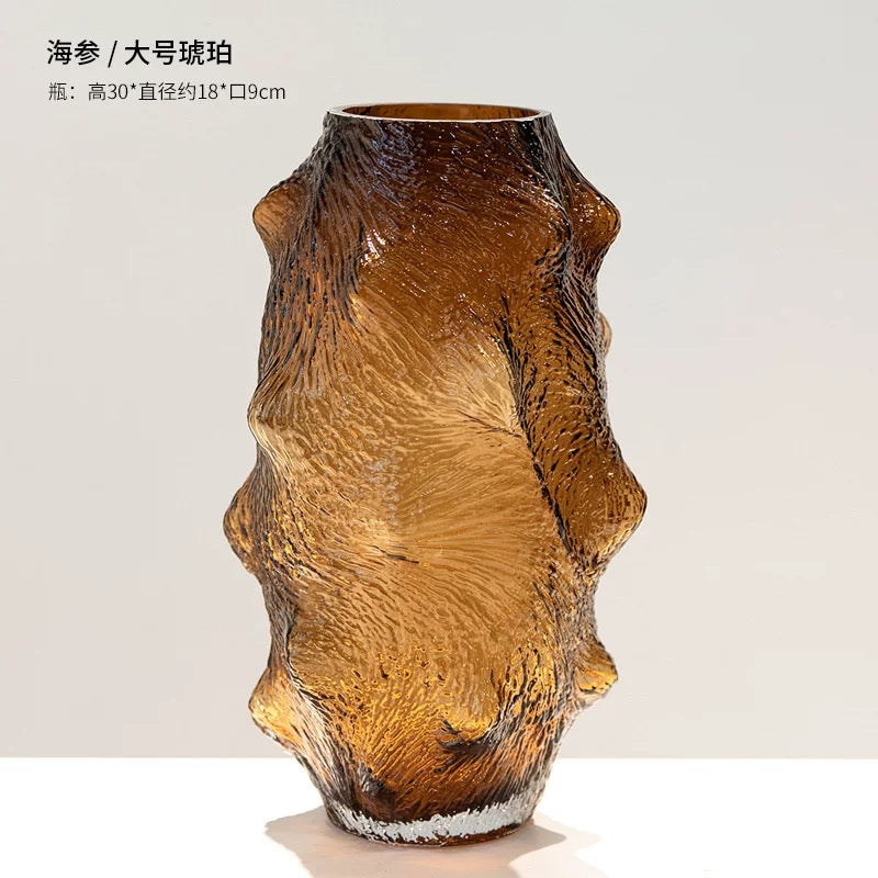 Brown Glass Vases
