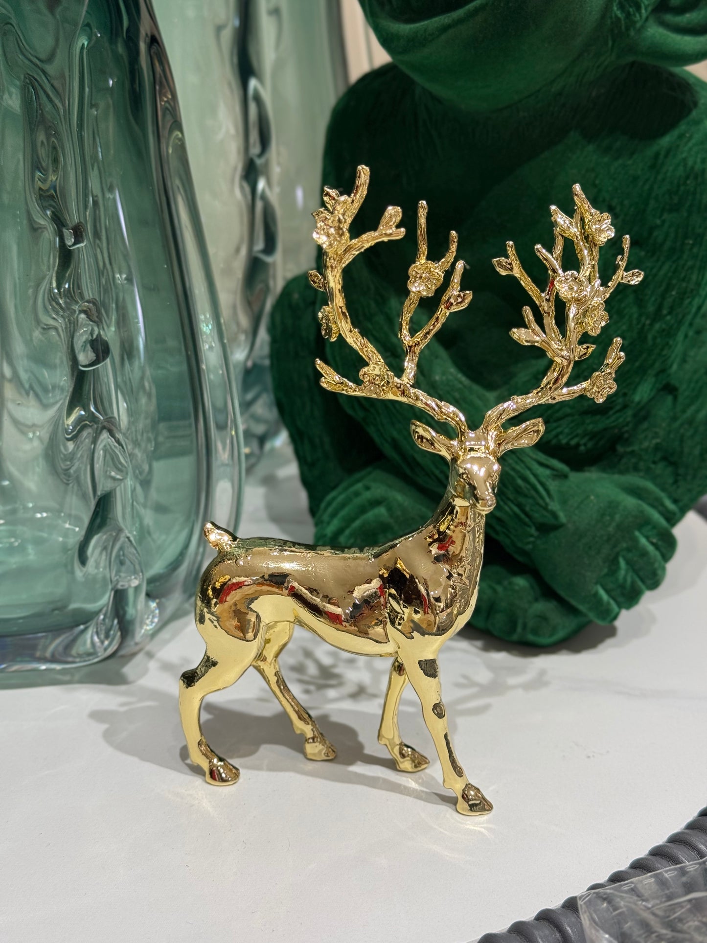 Deer Sculptural Décor That Shines In Elegance & Modern Luxury - Pack Of 2