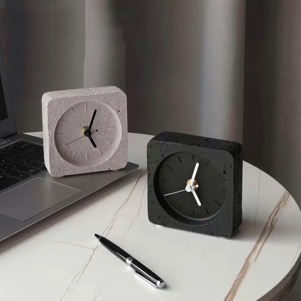 Natural & Raw Aesthetic Clock