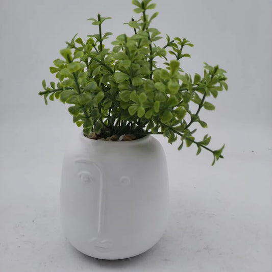 35cm Large Face Planter Pot