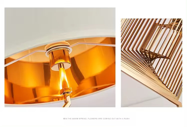 Luxury Table Lamp Stainless With Marble Base 80cm