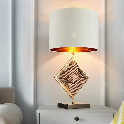 Luxury Table Lamp Stainless With Marble Base 80cm