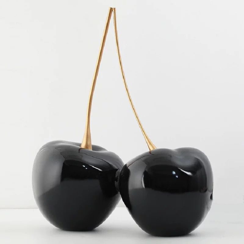 Modern Cherry Sculptures – Bold Decorative Accents