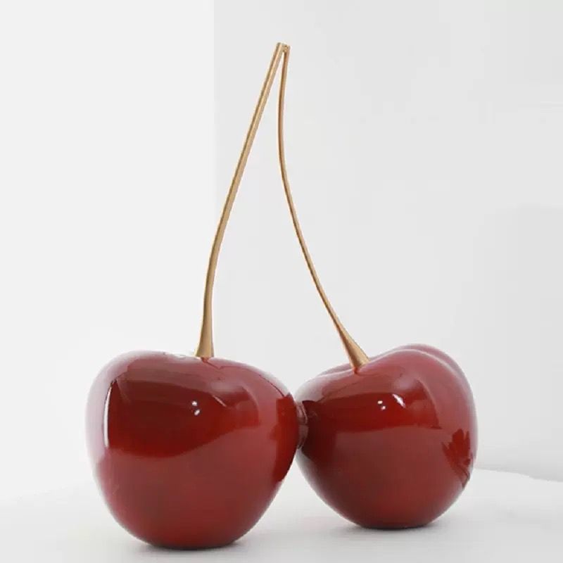 Modern Cherry Sculptures – Bold Decorative Accents