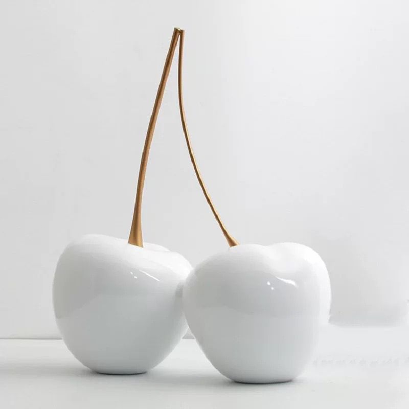 Modern Cherry Sculptures – Bold Decorative Accents