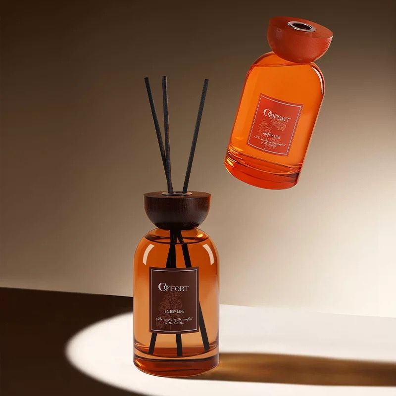 Comfort Reed Diffuser – Amber Glass Home Fragrance (350Ml)