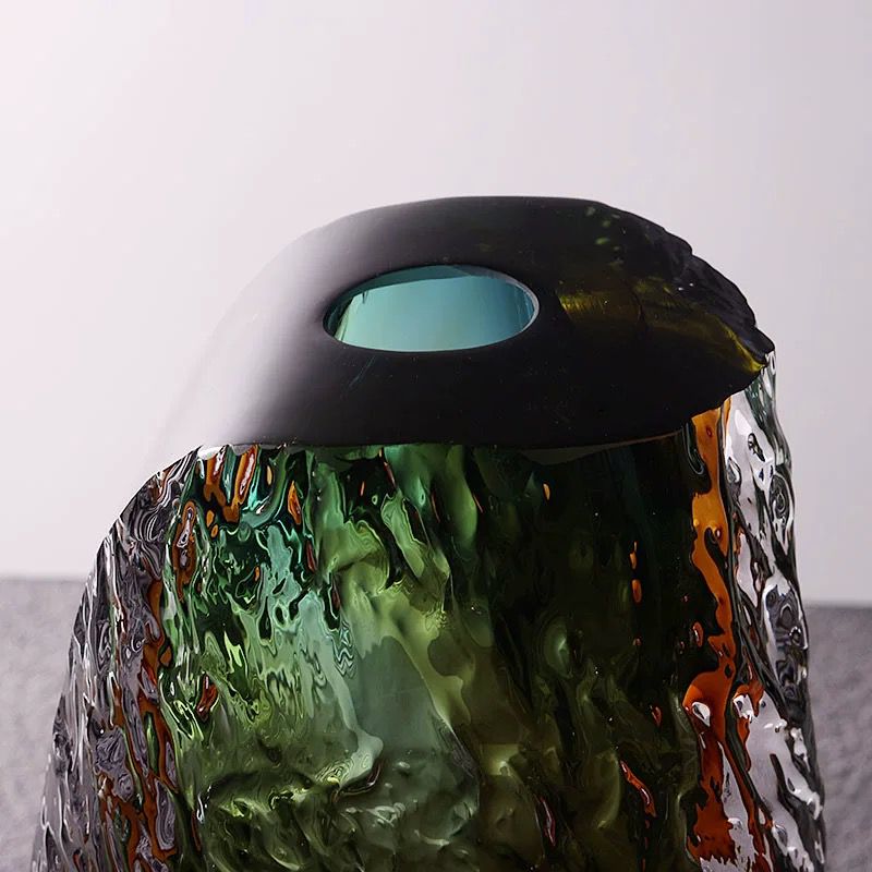 Luxury Handcrafted Art Glass Vase