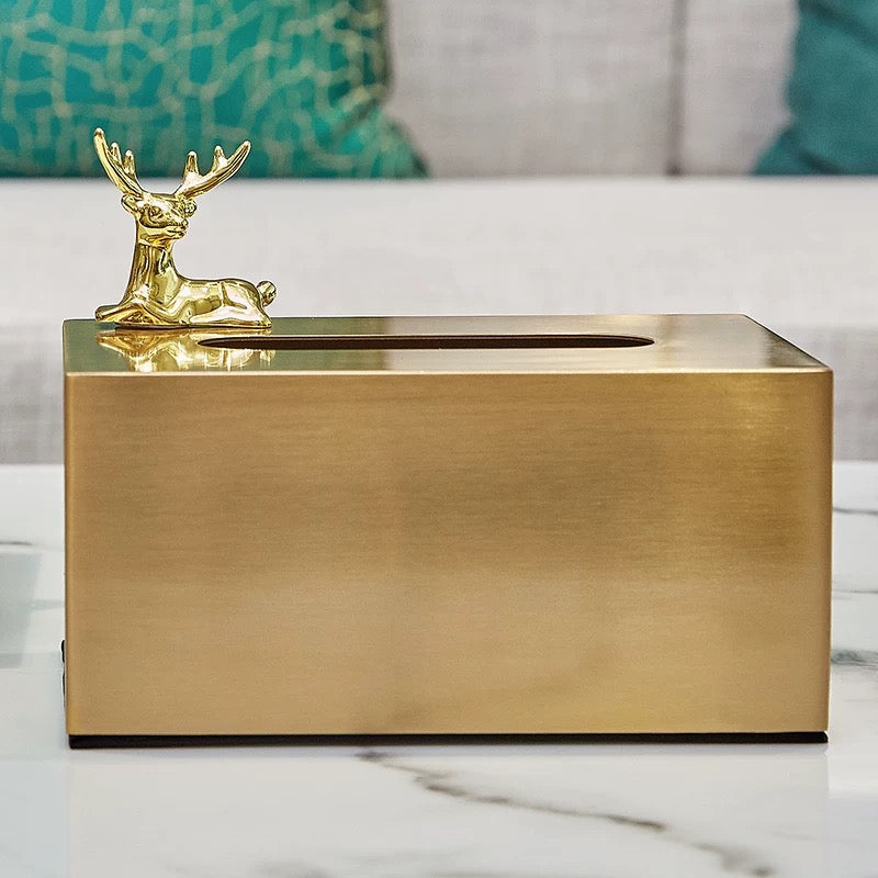 Brilliant Stainless Tissue Box - Large Size