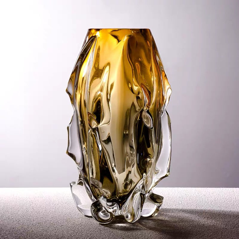 Set of 2 Luxury Glass Vases