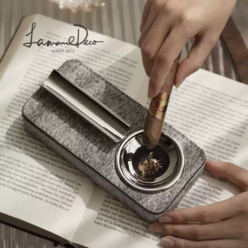 Ashtray Made From Hair Horse