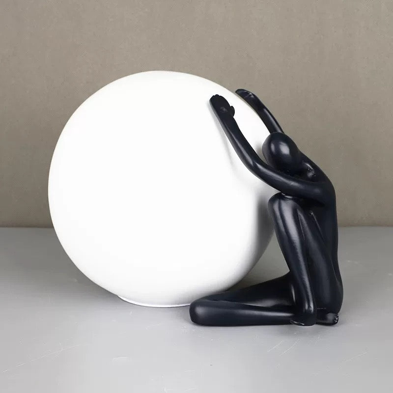 20cm Resin Girl Sculpture