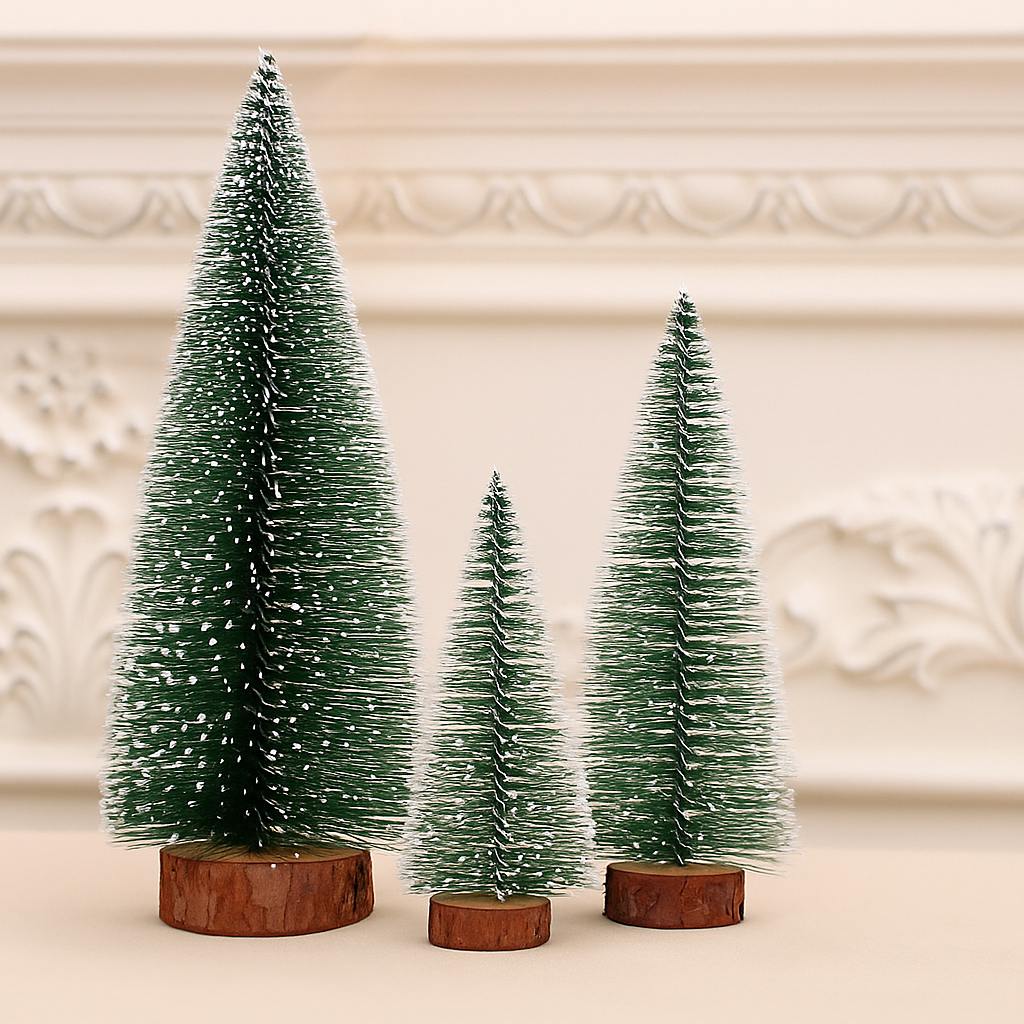 Set Of 3 Christmas Trees
