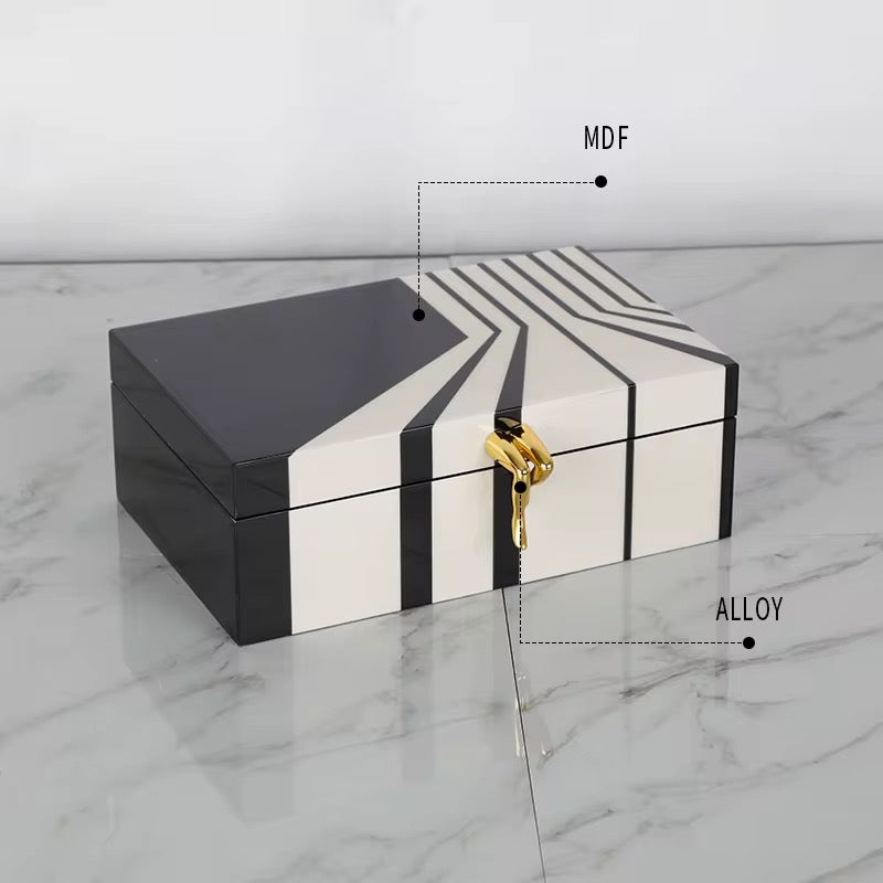 Luxury Geometric Jewelry Storage Box