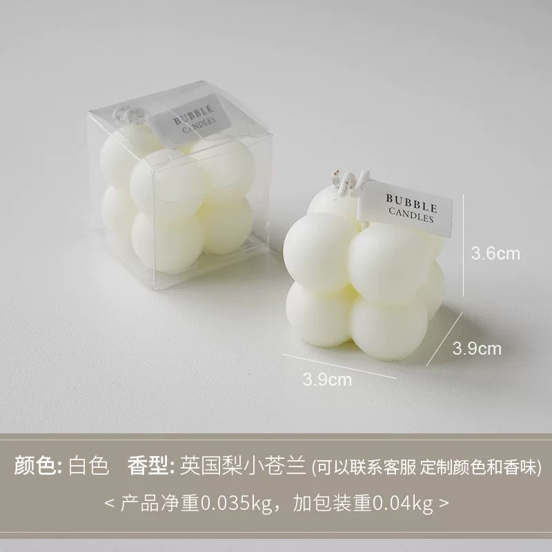 Pack Of 4 Tiny Bubble Candle
