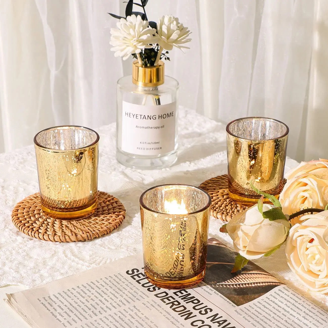 Elegance Scented Candle - Pack Of 3