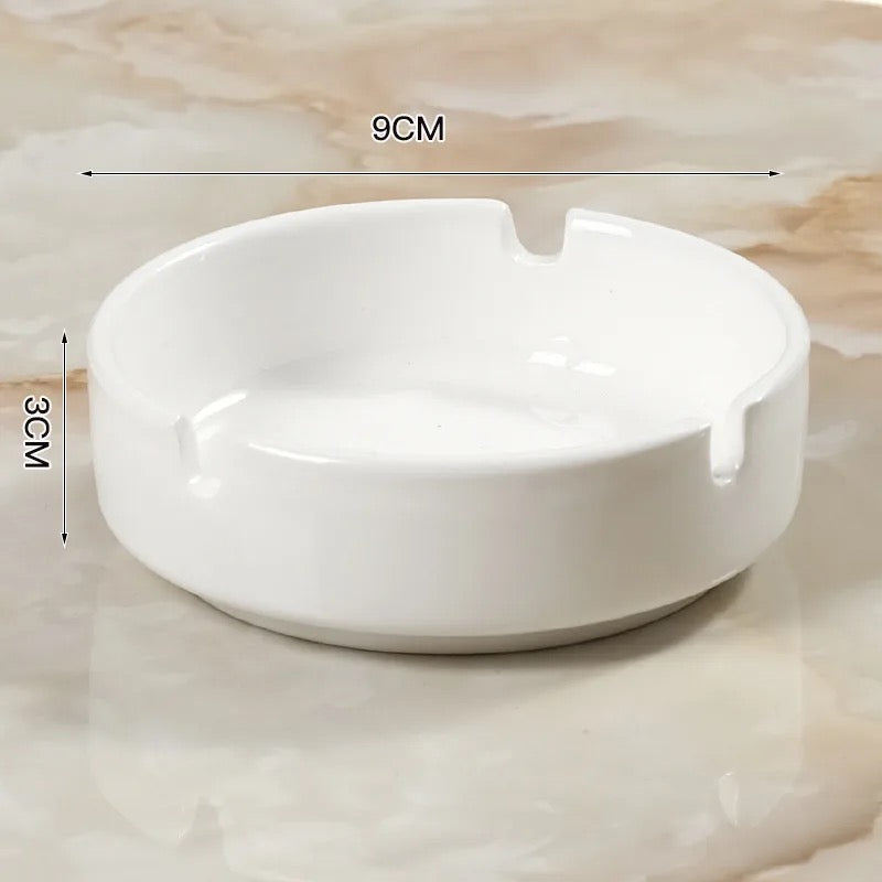 Gold Metal Ashtray - Pack Of 3