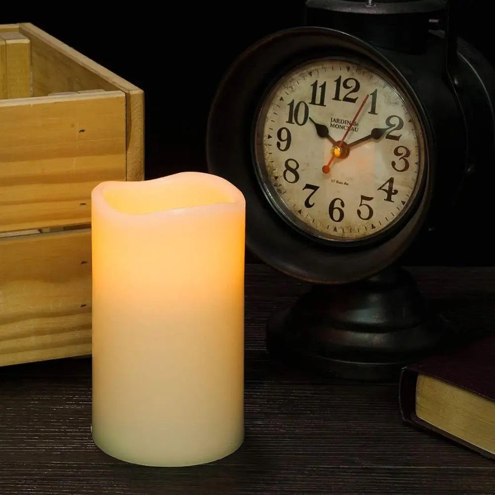 Flameless LED Candles: Safe, Elegant Ambiance Set Of 4 Different Sizes