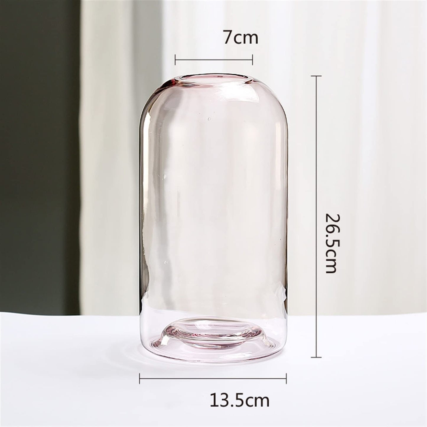 Modern Clear Glass Vase
