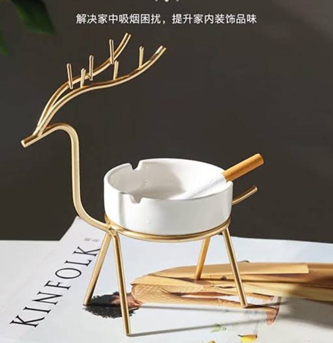 Elegant Deer Ashtray - Pack Of 4