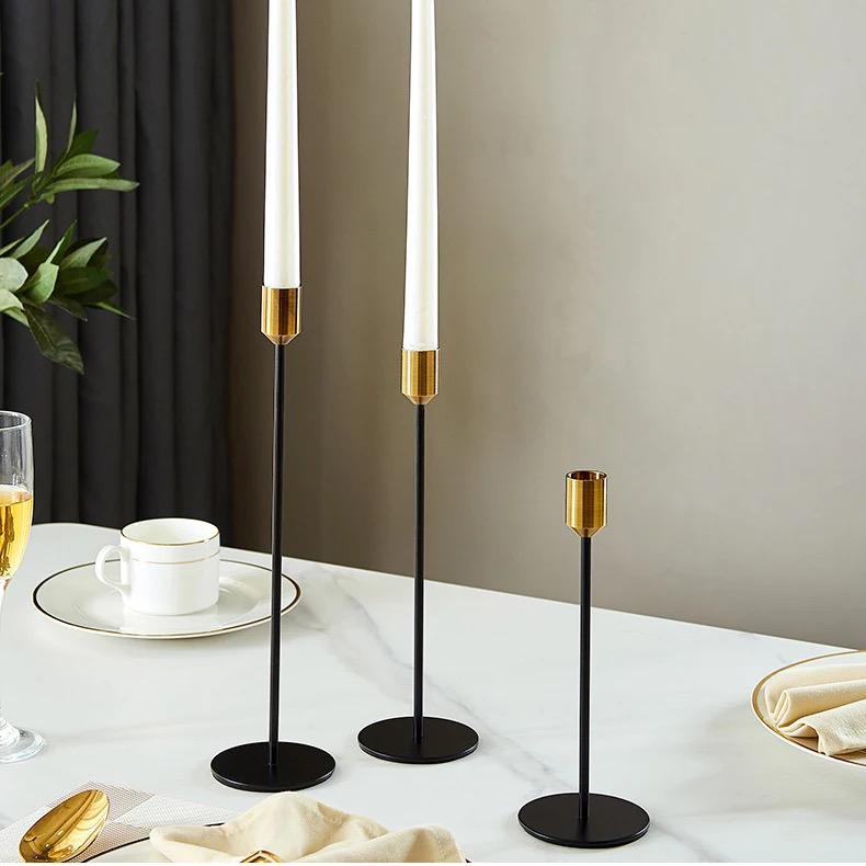 Set Of 3 Candle Holder Stick