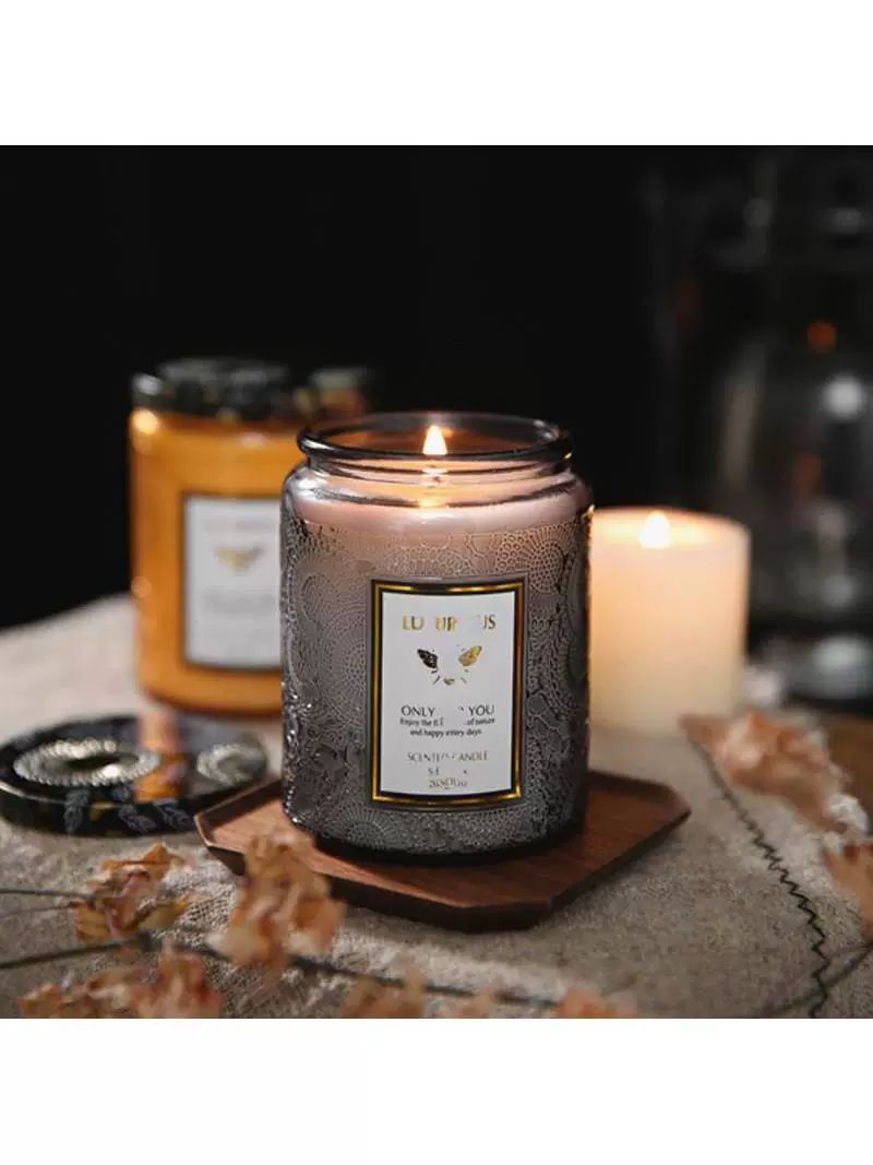 Scented Candy Candles - Pack Of 2